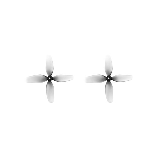 HQProp Ultralight Whoop Prop 1.8x1.1x4 (45mm) – Gray 4-Blade (2CW+2CCW) for Tiny Whoop / Micro Drone – PC Durable
