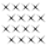 HQProp Ultralight Whoop Prop 1.8x1.1x4 (45mm) – Gray 4-Blade (2CW+2CCW) for Tiny Whoop / Micro Drone – PC Durable