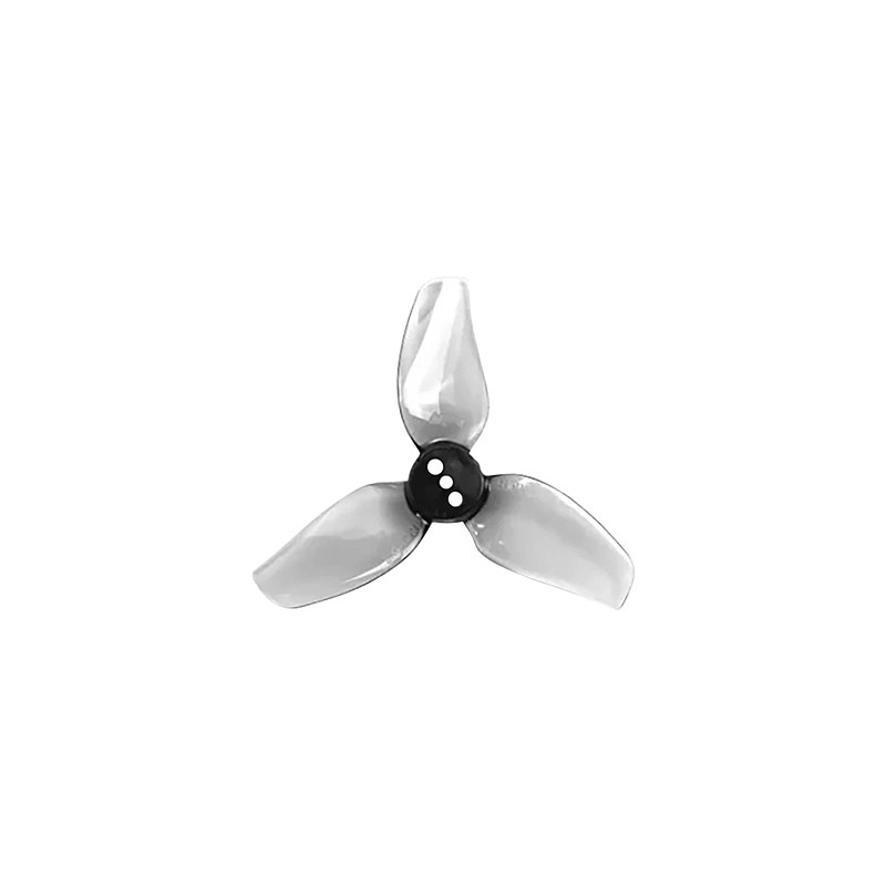 HQProp T2.2x2x3 Tri-Blade Propeller – Gray (2CW+2CCW) for FPV Drone – 2.2 Inch PC Durable Props