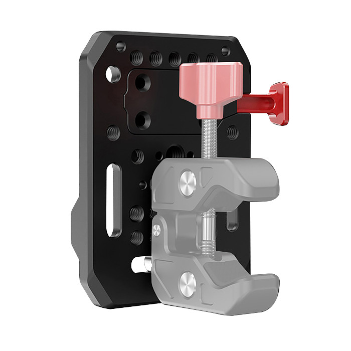 Universal V-Mount Battery Plate L-Shape Quick Release for Sony Canon Camera Black