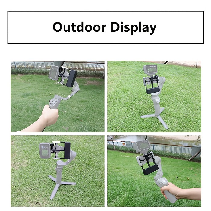 Sports Camera Adapter Handheld Gimbal Switch Mount Plate for DJI Osmo Mobile 6 OM 5 4 3 for GoPro 13 12 11 Action 2 3 4 Transfer