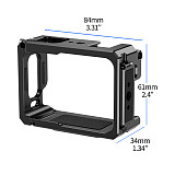 XT-XINTE Lightweight 78g Aluminum Camera Cage for Insta360 Go Ultra Quick Mount Protection Anti Fall Multi Expansion Action Photography