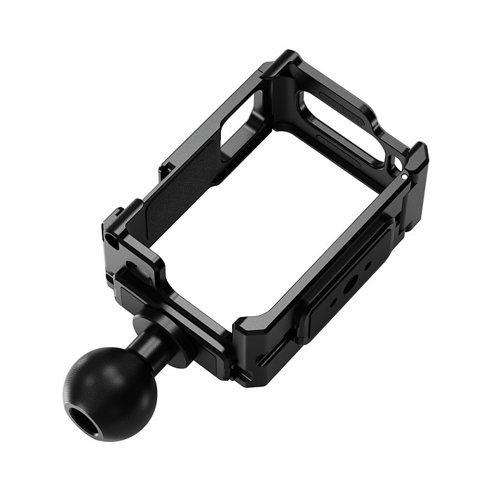 XT-XINTE Lightweight 78g Aluminum Camera Cage for Insta360 Go Ultra Quick Mount Protection Anti Fall Multi Expansion Action Photography