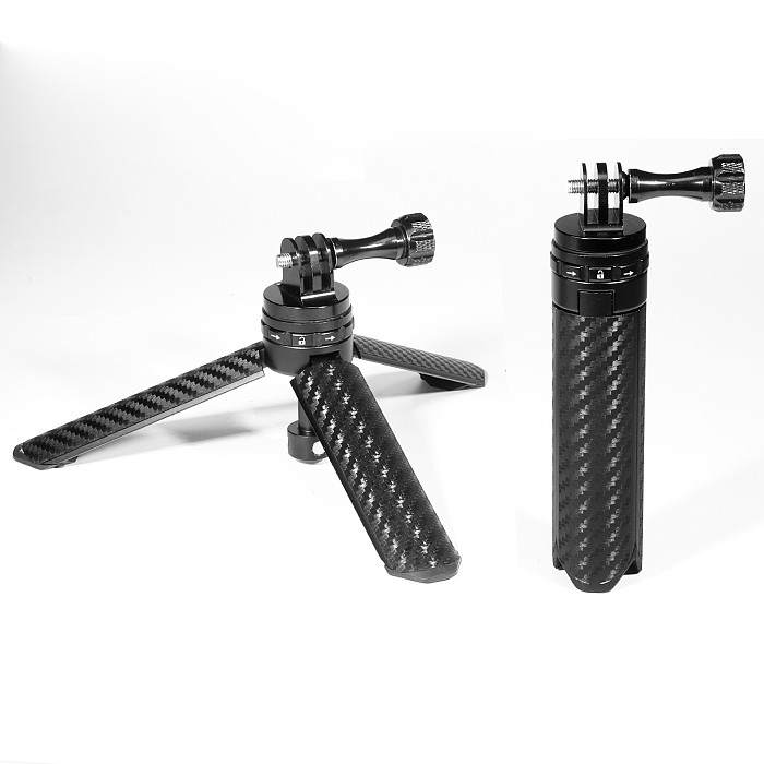 XT-XINTE 360° Ball Head One Click Quick Open Cold Shoe Magnetic Tripod with 1/4 Screw for GoPro Insta360 POCKET4 DSLR LED Phone Multi Expansion