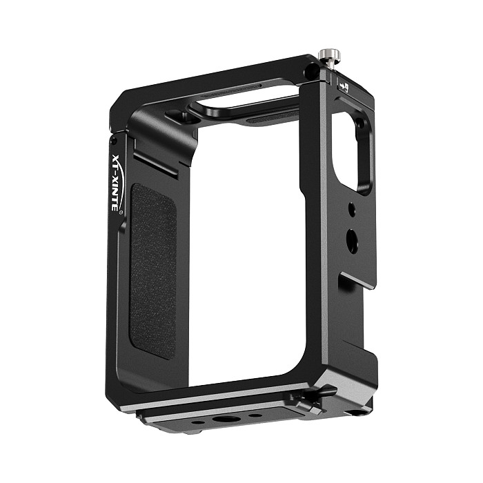 XT-XINTE Lightweight 78g Aluminum Camera Cage for Insta360 Go Ultra Quick Mount Protection Anti Fall Multi Expansion Action Photography