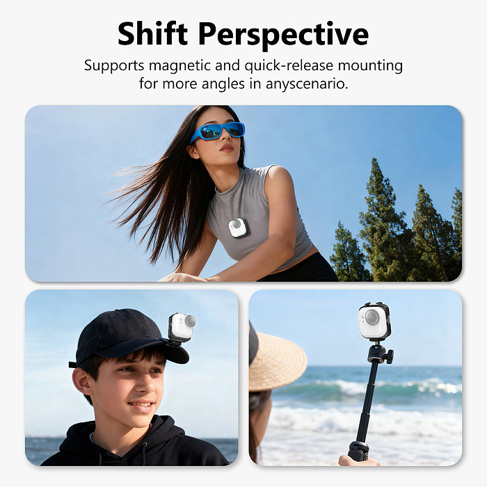 Portable Camera Charging Base Multi‑Function Data Transfer & Power Charging Dock For Insta360 GO Ultra