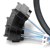 MINI SATA HD SFF-8643 to SAS SFF-8482 29P 2-in-1 High-Speed Server Cable 50cm/100cm