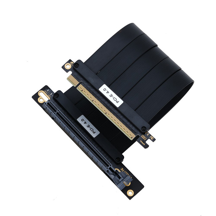 PCI-E 4.0 Graphics Card Extension Cable Vertical Mount & Steering Gen4 X16 Adapter Compatible with MSI Graphics Cards