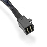 MINI SATA HD SFF-8643 to SAS SFF-8482 29P 2-in-1 High-Speed Server Cable 50cm/100cm