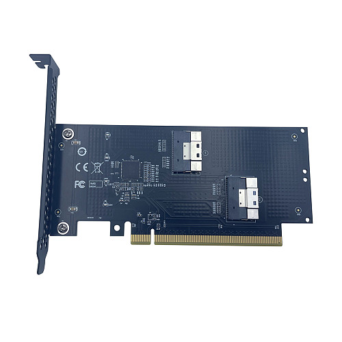 SFF-8654 8i Adapter Card SlimSAS 4.0 for External PCIe Gen4 Graphics Card Splitting For ATX Motherboards