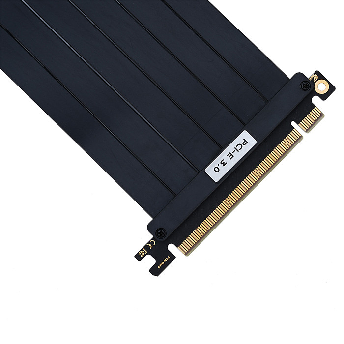 PCI-E Graphics Card Extension Cable 16X Adapter Cable PCIE 3.0 Ribbon Cable Vertical GPU mounting & steering cable 90-degree/180-degree