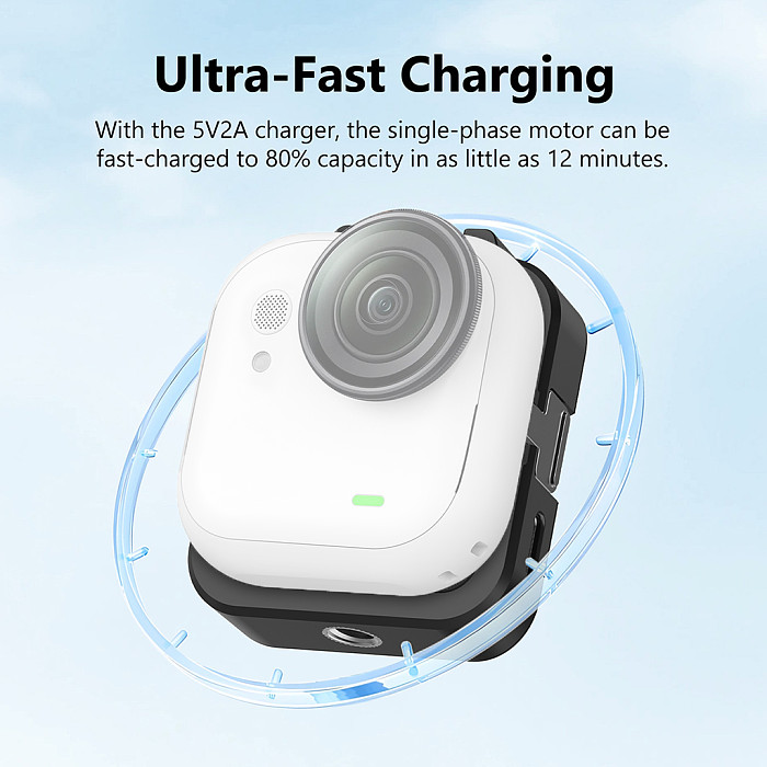 Portable Camera Charging Base Multi‑Function Data Transfer & Power Charging Dock For Insta360 GO Ultra