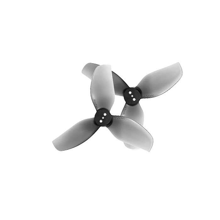 HQProp T2.8x2.4x3 Tri-Blade Propeller – Gray 2CW+2CCW for 2.8  FPV Drone – PC Material