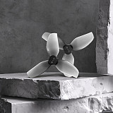 HQProp T2.8x2.4x3 Tri-Blade Propeller – Gray 2CW+2CCW for 2.8  FPV Drone – PC Material