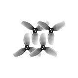 HQProp T2.8x2.4x3 Tri-Blade Propeller – Gray 2CW+2CCW for 2.8  FPV Drone – PC Material