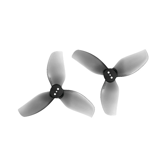 HQProp T2.8x2.4x3 Tri-Blade Propeller – Gray 2CW+2CCW for 2.8  FPV Drone – PC Material