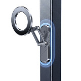 Aluminum Alloy Phone Stand MagSafe Compatible Double-Sided Magnetic N52 Magnet Metal Foldable Phone Holder