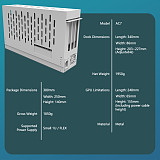 AC7 OCuLink Docking Station External Graphics Card Dock Portable GPU Case for Laptop & Mini PC