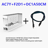 AC7 OCuLink Docking Station External Graphics Card Dock Portable GPU Case for Laptop & Mini PC