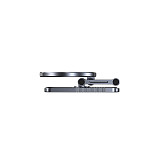 Aluminum Alloy Phone Stand MagSafe Compatible Double-Sided Magnetic N52 Magnet Metal Foldable Phone Holder
