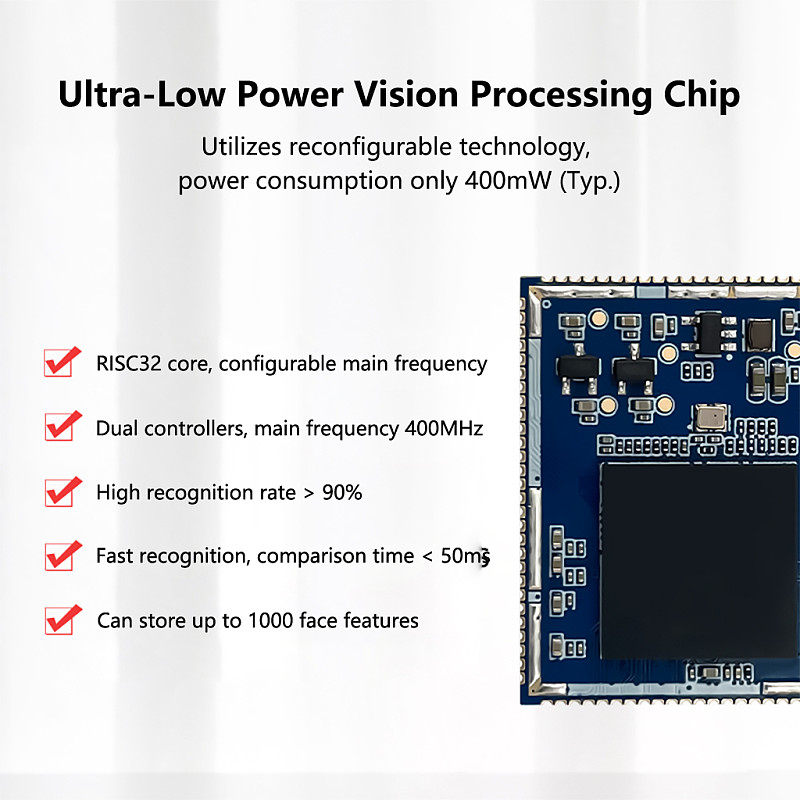 HI-LINK AI Face Recognition Module 3D Binocular Camera with Live Detection Serial UART Communication TX510 Test Kit