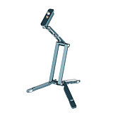 Multifunctional Foldable Mini Phone Holder Lightweight Portable 1/4 Inch Screw Thread Handheld Stand for Selfie Vlog Shooting