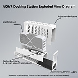 AC7 OCuLink Docking Station External Graphics Card Dock Portable GPU Case for Laptop & Mini PC