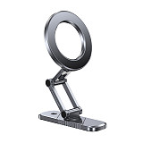 Aluminum Alloy Phone Stand MagSafe Compatible Double-Sided Magnetic N52 Magnet Metal Foldable Phone Holder