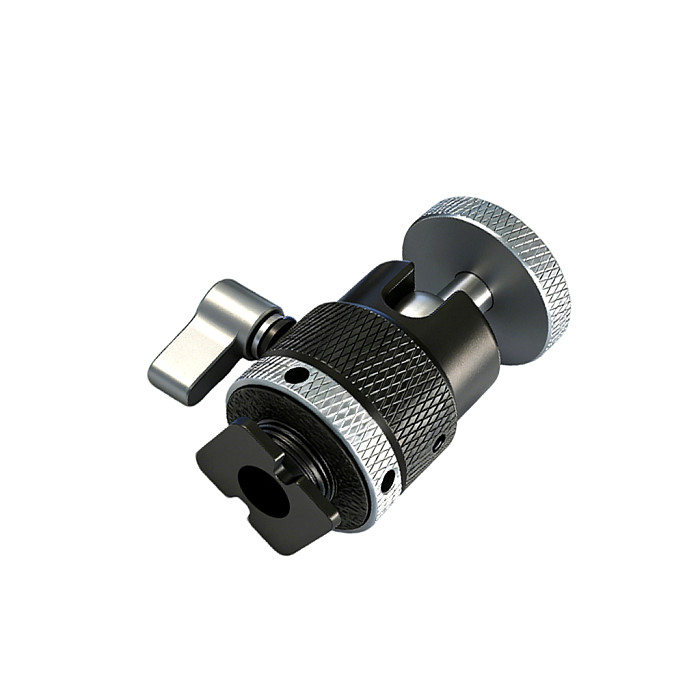 360° Rotating Metal Cold Shoe Ball Head Universal Photography Mount for Camera Monitor Phone & Tripod