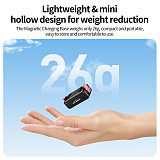 XT-XINTE Dual Magnetic Rechargeable Quick Release Base for DJI Osmo Nano Action Camera Extension Mount for Selfie Stick Tripod Cycling Accessories