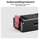 XT-XINTE Dual Magnetic Rechargeable Quick Release Base for DJI Osmo Nano Action Camera Extension Mount for Selfie Stick Tripod Cycling Accessories