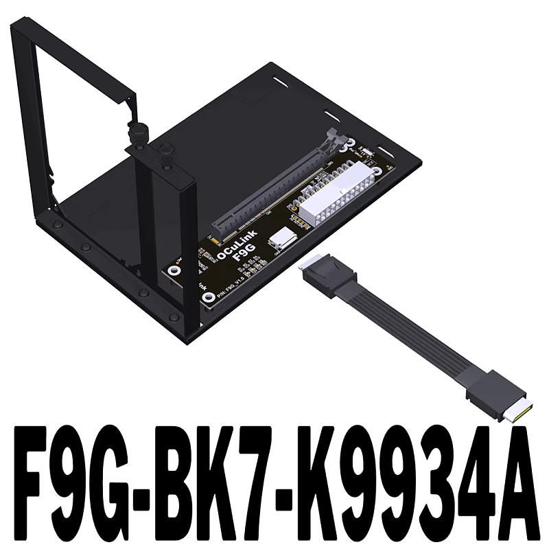 ADT-Link F9G OCuLink Port External GPU Dock eGPU Dock Graphics Card Dock PCIe 4.0 64Gbps ATX Open Frame