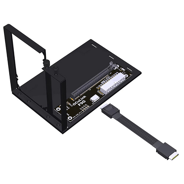 ADT-Link F9G OCuLink Port External GPU Dock eGPU Dock Graphics Card Dock PCIe 4.0 64Gbps ATX Open Frame
