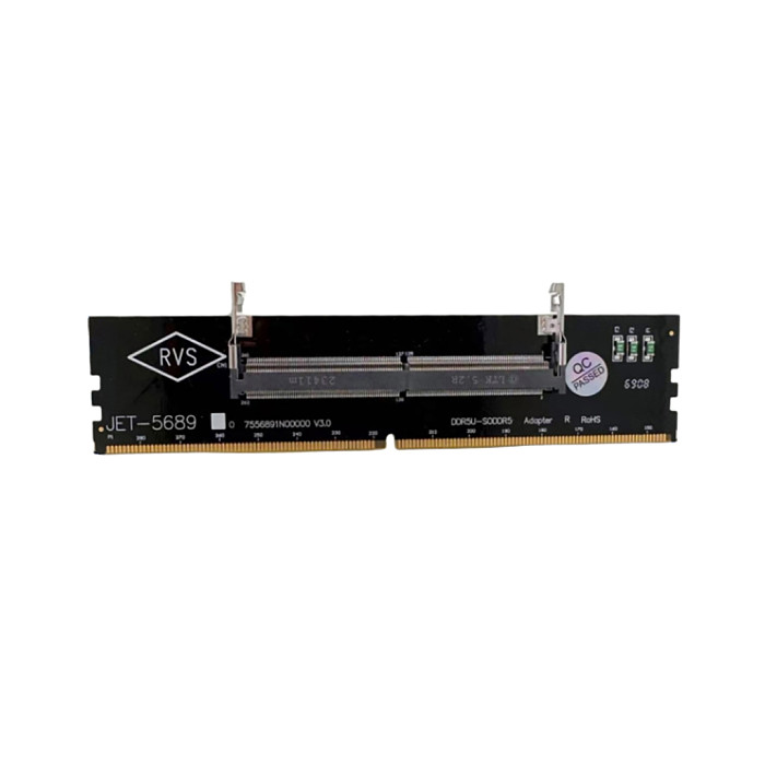Laptop DDR5  RAM to SO DDR5 U-DIMM Desktop Adapter Card Memory Tester SO DDR5 to DDR5 U-DIMM Converter Card for desktop PC