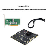 V100 SXM2 Graphics Card Non-Split 300G NVLink Interconnected SXM2 dual-channel expansion baseboard AOM-SXMV Simplified Version