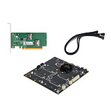 V100 SXM2 Graphics Card Non-Split 300G NVLink Interconnected SXM2 dual-channel expansion baseboard AOM-SXMV Simplified Version
