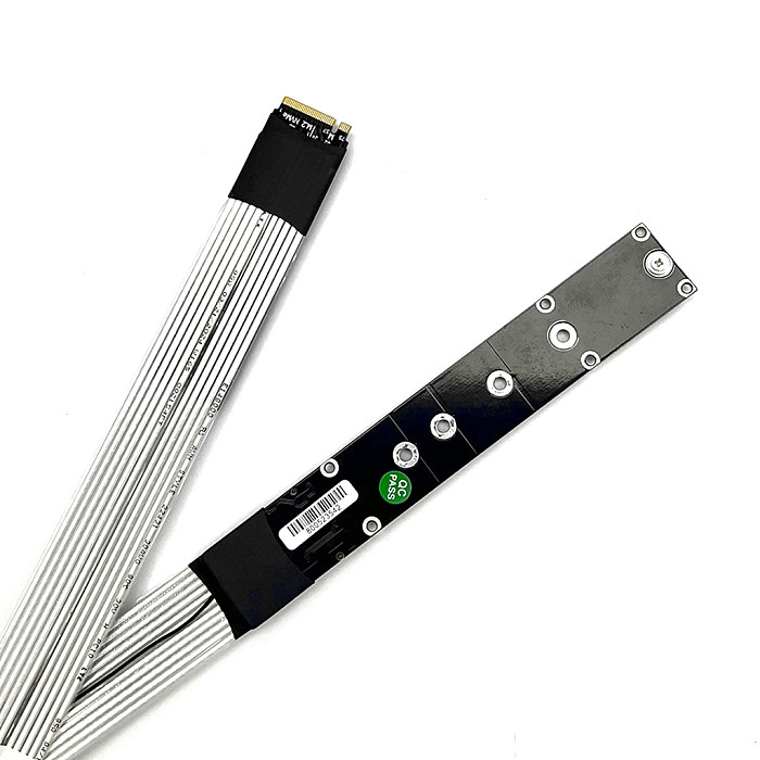 ADT-Link PCIe 5.0 M.2 NVMe SSD Extension Cable Supports 22110 Gen5 High-Speed Lossless Adapter Cable 20cm K44SF-SI/K44SH-SI