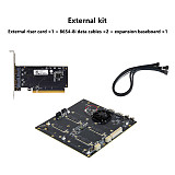 V100 SXM2 Graphics Card Non-Split 300G NVLink Interconnected SXM2 dual-channel expansion baseboard AOM-SXMV Simplified Version