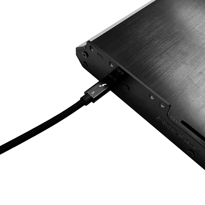 ADT-Link Graphics Card Dock / External GPU Dock (eGPU Dock) for Thunderbolt 5 Full Aluminum Alloy Chassis PCIe 4.0 80Gbps