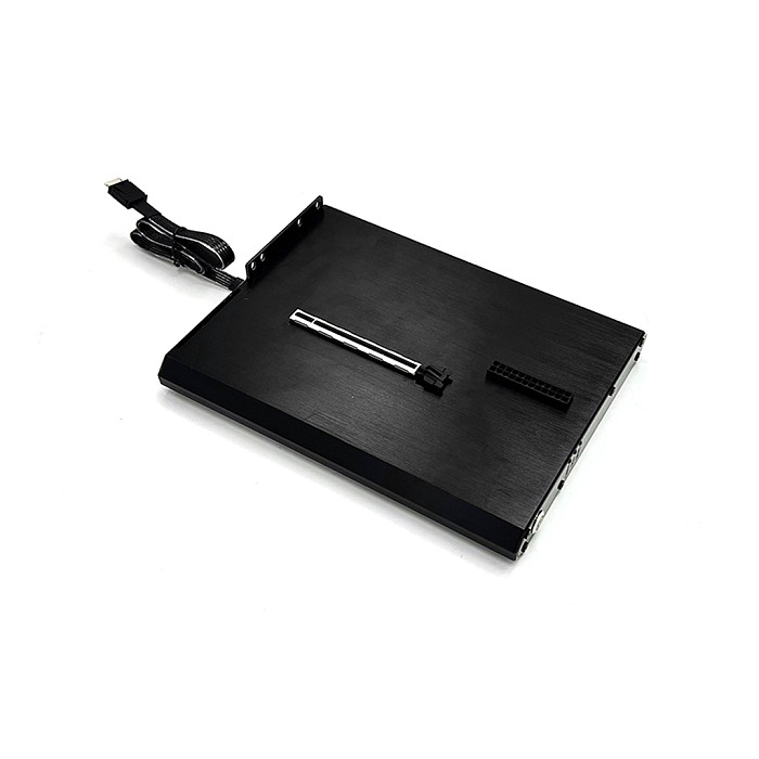 ADT-Link OCuLink External GPU Dock Graphics Card Dock Open Full Aluminum Alloy Chassis PCIe 5.0 x4 128Gbps eGPU Dock K993H-BK10 50cm