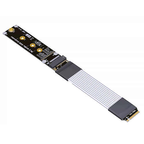 ADT-Link PCIe 5.0 M.2 NVMe SSD Extension Cable Supports 22110 Gen5 High-Speed Lossless Adapter Cable 20cm K44SF-SI/K44SH-SI