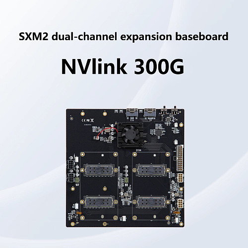V100 SXM2 Graphics Card Non-Split 300G NVLink Interconnected SXM2 dual-channel expansion baseboard AOM-SXMV Simplified Version