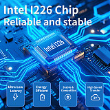 PCIe x1 2.5G High-Speed Network Card with I226 Chip for Gaming / NAS / Server Supports ESXi8 Low Latency