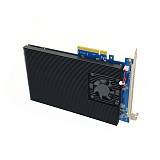 PCIe 4.0 4-Bay M.2 NVMe Expansion Card PEX88024 Controller Support M.2 NVMe 22110/2280/2242 Driver-free for Win/Linux/Mac