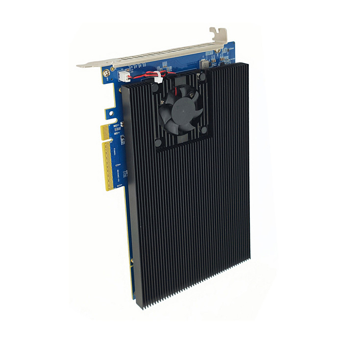 PCIe 4.0 4-Bay M.2 NVMe Expansion Card PEX88024 Controller Support M.2 NVMe 22110/2280/2242 Driver-free for Win/Linux/Mac