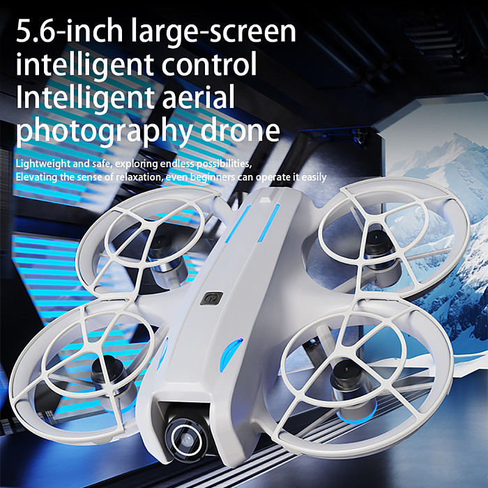 LYZRC L105 PRO RC Drone with 4.3-inch Large Screen Intelligent Remote Control Aerial Photography Drone Aircraft Quadcopter