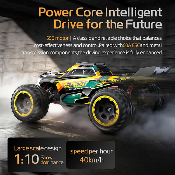 ZLL SG100PRO 1:10 Scale 4WD Off-Road Racing Monster Truck Electric RC Car for Mountain Climbing Off Road Car Toys For Kids Gifts