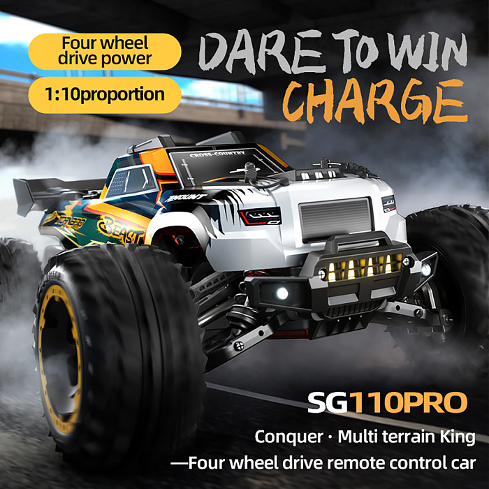 ZLL SG100PRO 1:10 Scale 4WD Off-Road Racing Monster Truck Electric RC Car for Mountain Climbing Off Road Car Toys For Kids Gifts