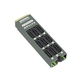 Aluminum Alloy Case M.2 MKEY PCI-E3.0 to SATA3.0 6Gbps 6/8/9 Ports NAS Expansion Card with ASM1166 Chip PCIe Gen3x2 Adapter Card