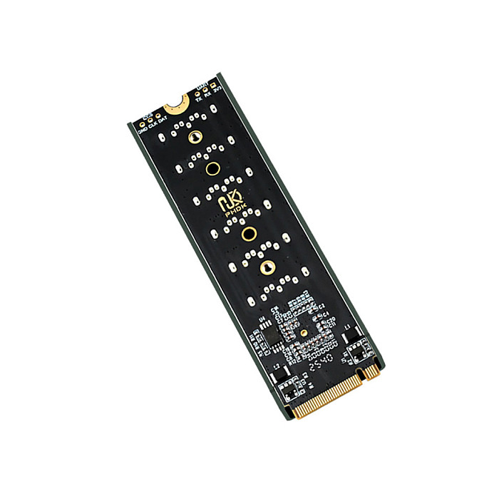 M.2 M-KEY PCI-E 3.0 to SATA 3.0 6Gbps 6-Port NAS Expansion Card Aluminum Alloy Case with ASM1166 Chip PCIe Gen3x2 Adapter Card